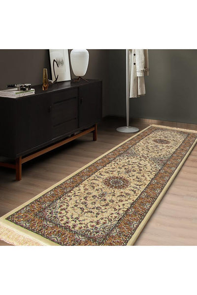 Tehran Traditional Medallion Rug - 106 Cream