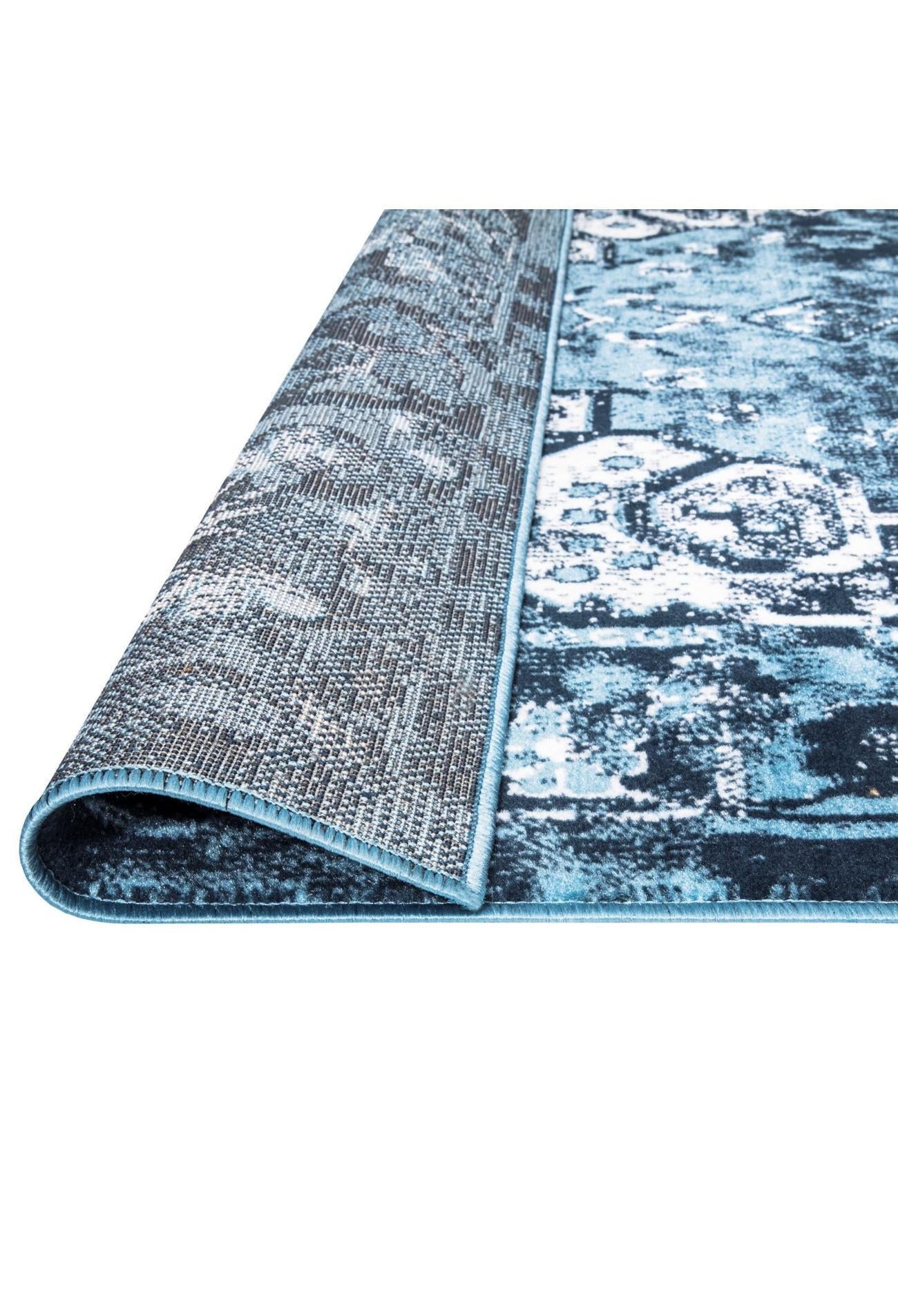 Tokyo Distressed Rug - Blue 108