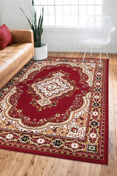 Tokyo Traditional Rug- Red 116