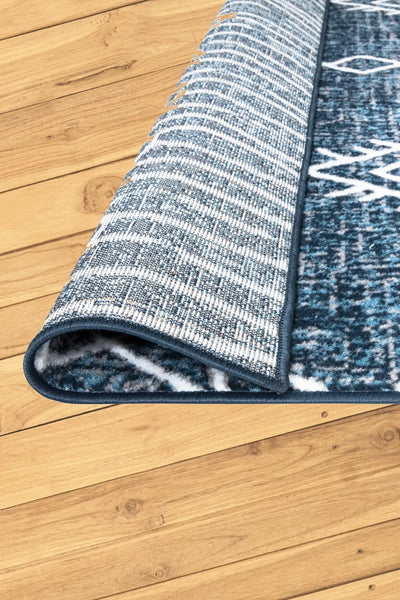 Tokyo Abstract Rug - Blue 104