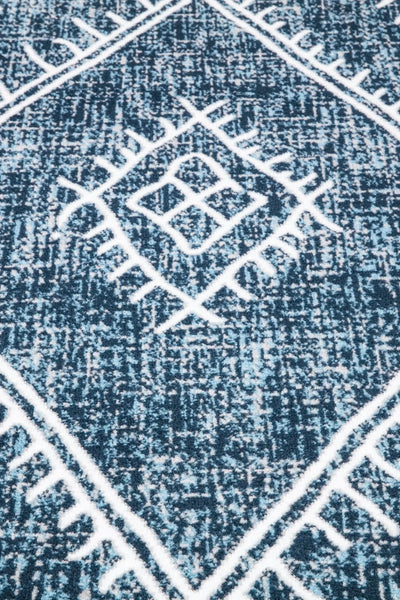 Tokyo Abstract Rug - Blue 104