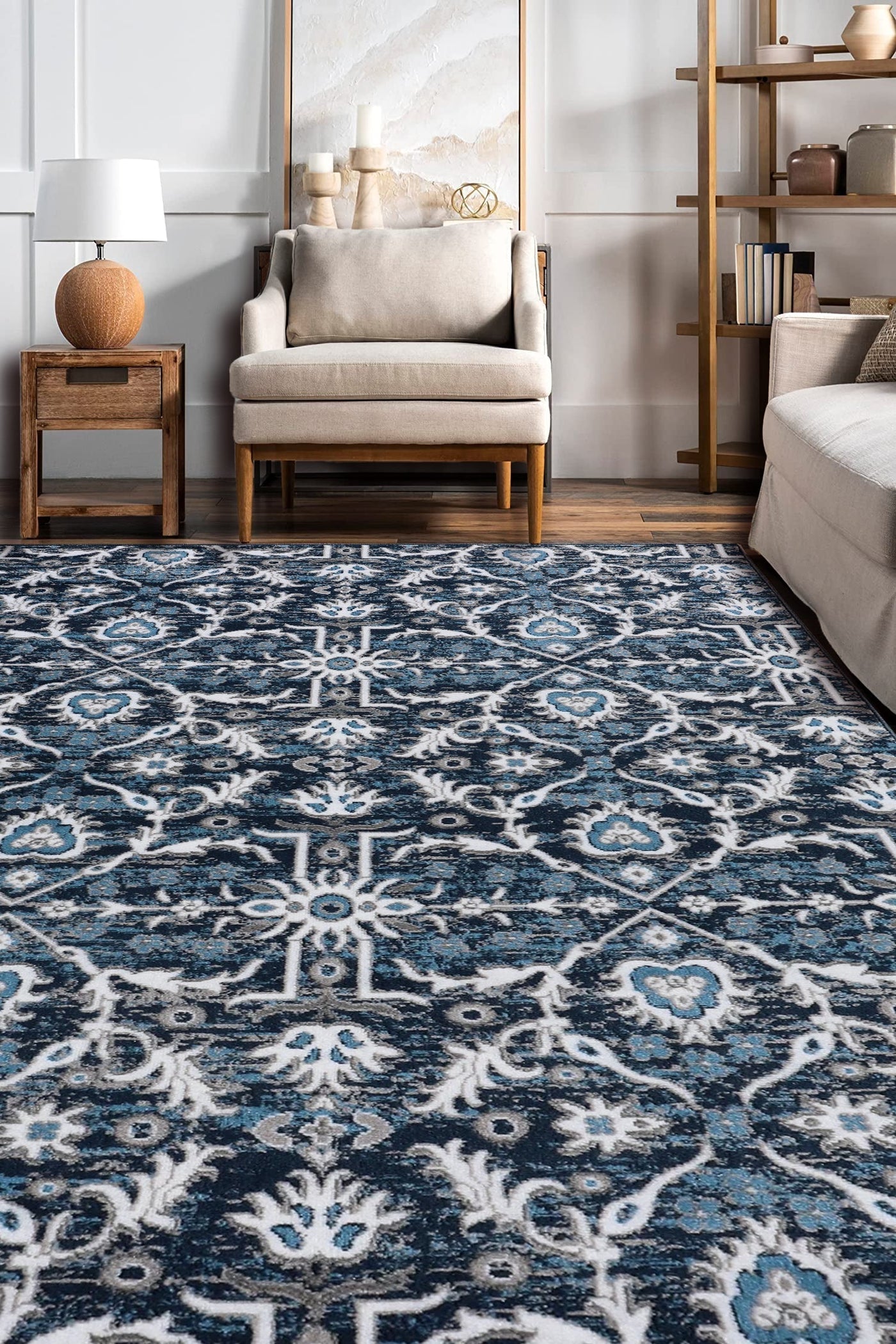 Tokyo Abstract Rug - Blue 102