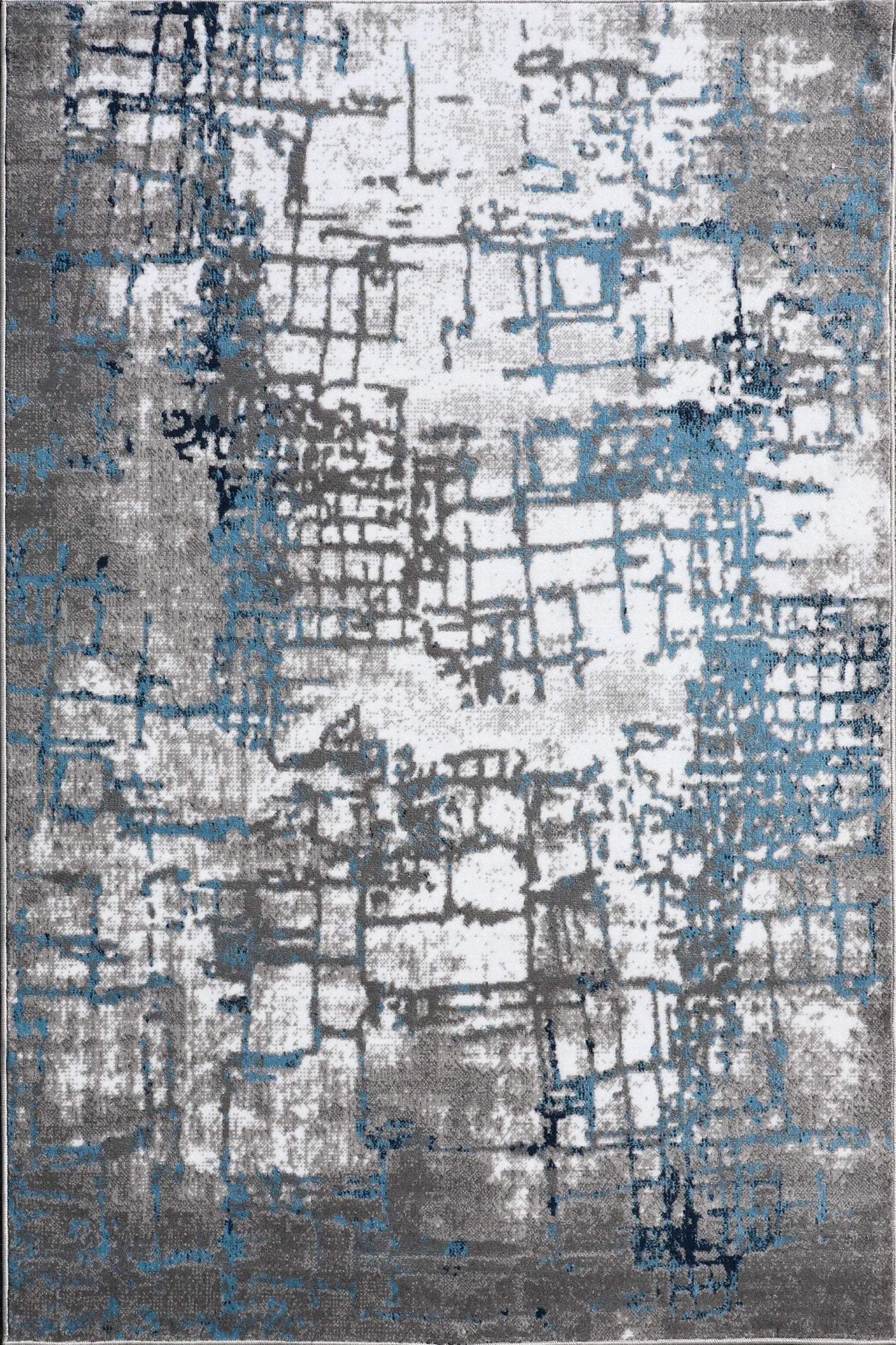 Tokyo Abstract Rug - Blue 101