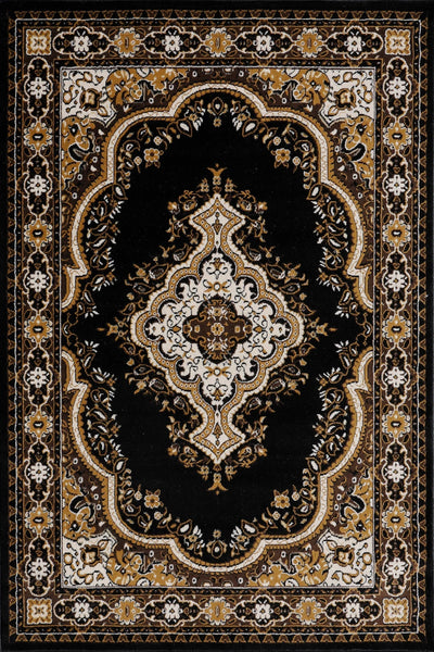 Tokyo Traditional Rug - Black 118