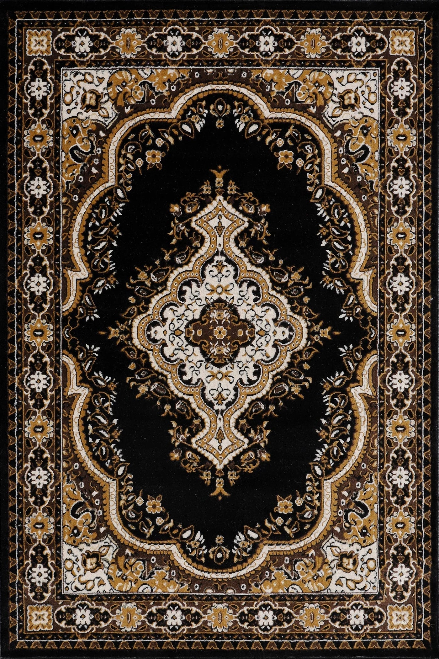 Tokyo Traditional Rug - Black 118