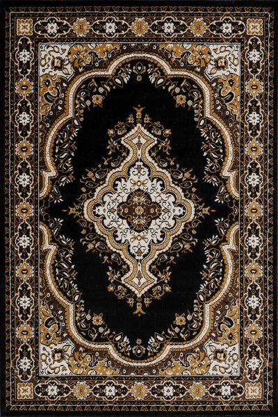 Tokyo Traditional Rug - Black 118