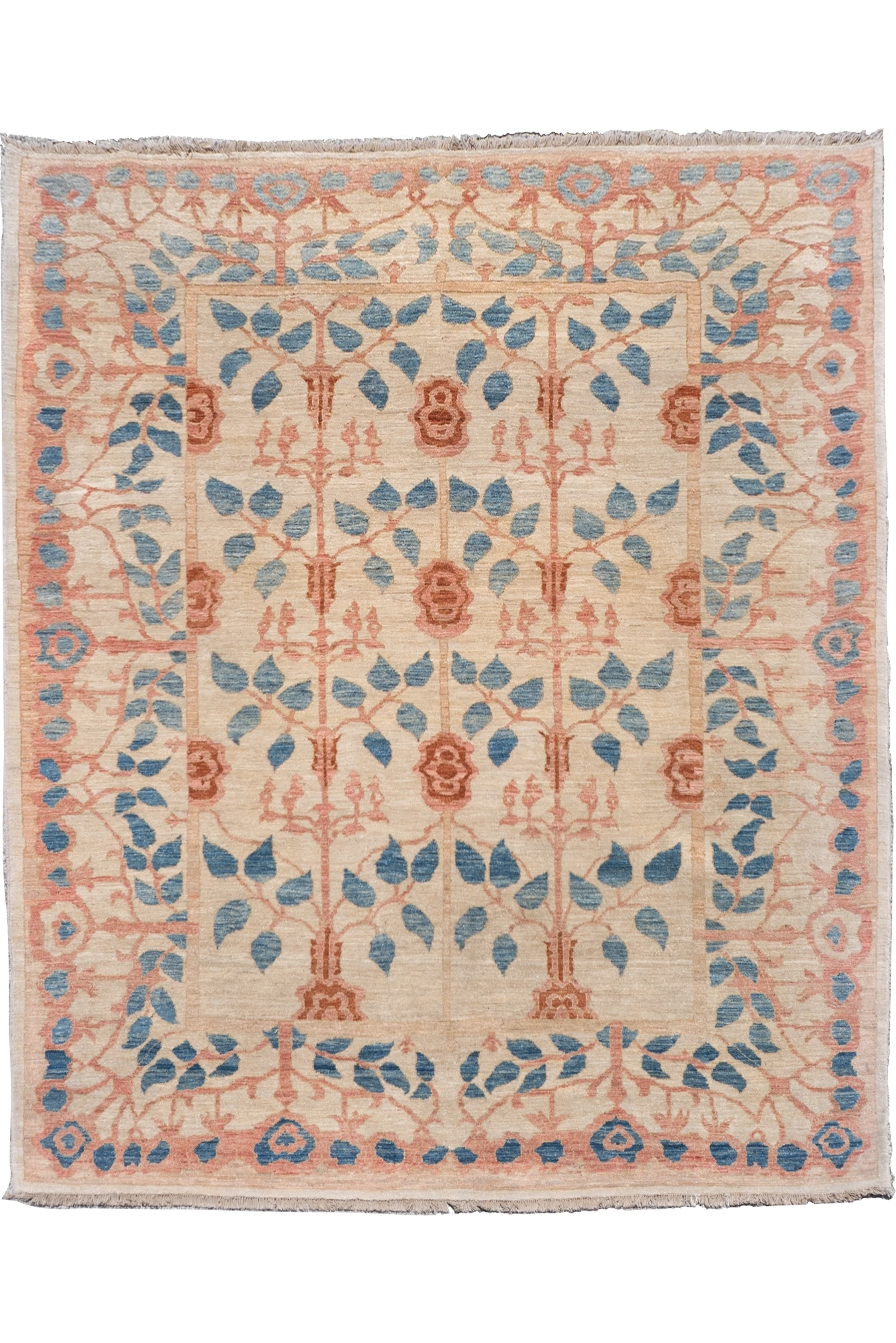 Tolidi - Uzbek Hand Knotted Wool Rug - 268x221 cm