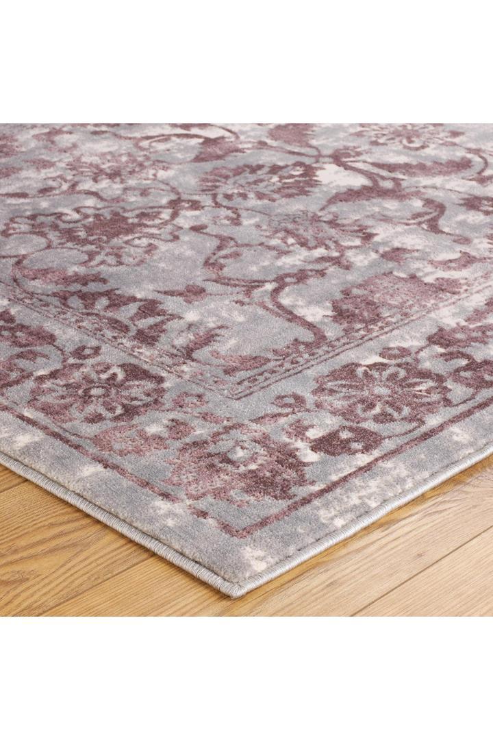 Toronto Contemporary Floral Rug - 102 Red