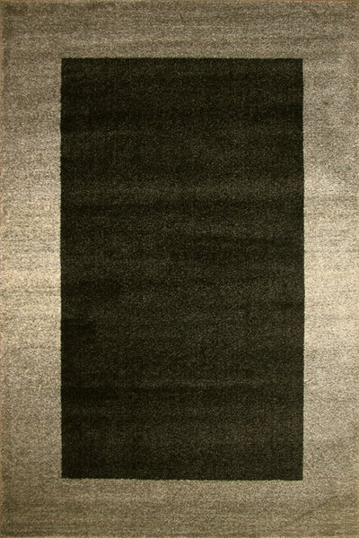 Tricolor Contemporary  Rug - 107 Brown