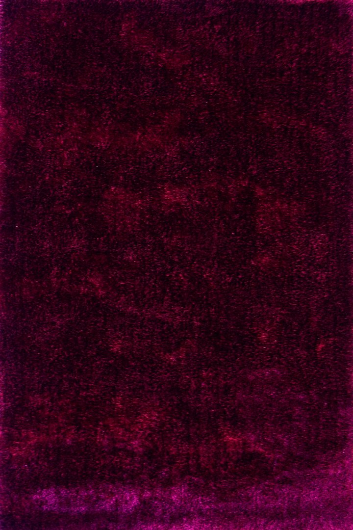 Venice Plain Shaggy Rug - 110 Purple