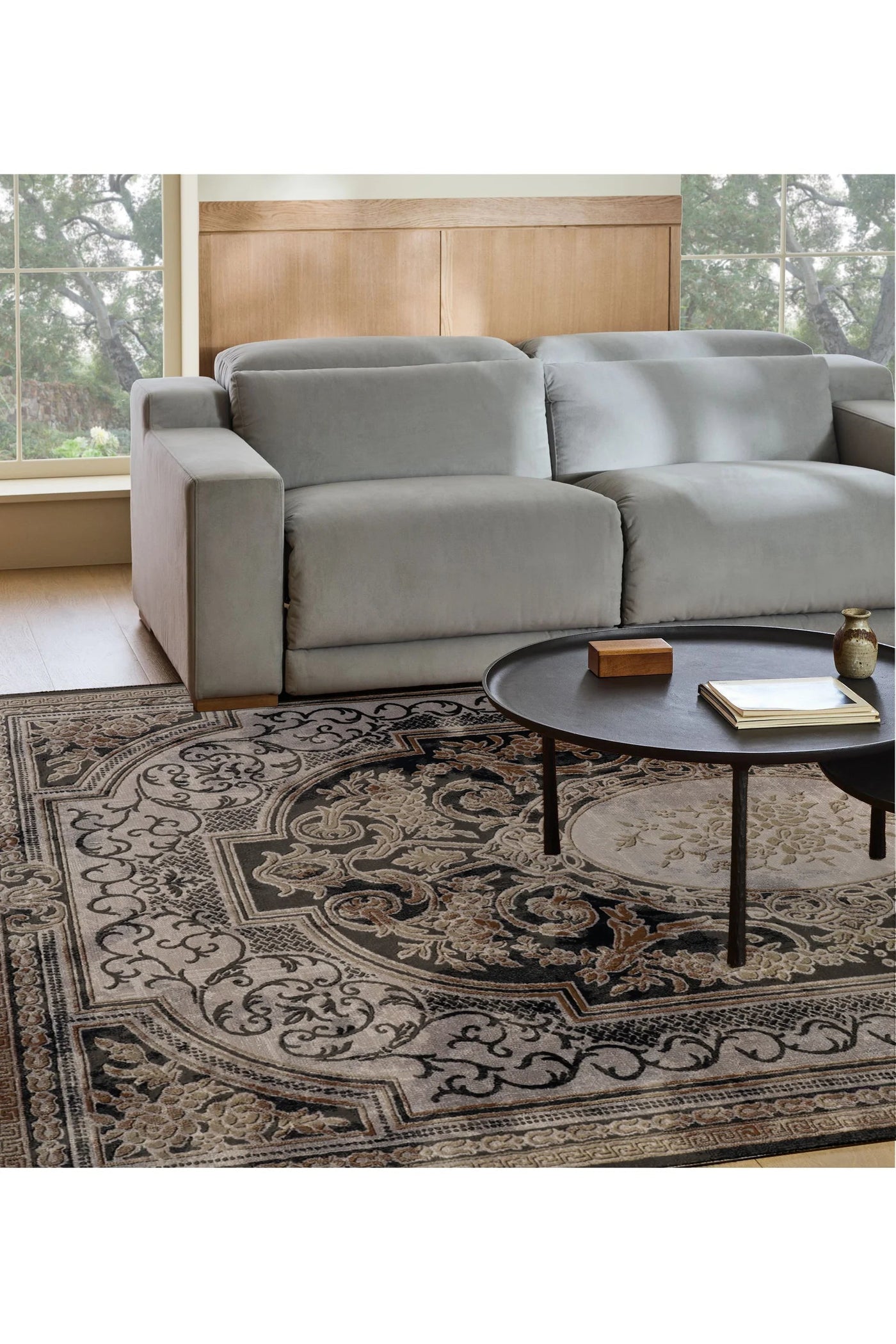 Ventures Contemporary Rug - 105 Blue