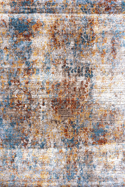 Victoria Abstract Rug - 132 Rust