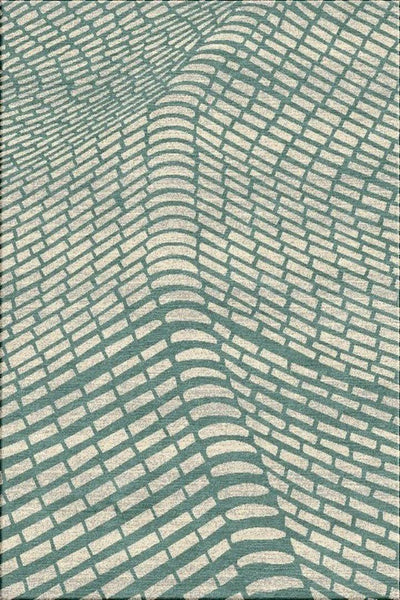 Vintage abstract Rug - 101 Green