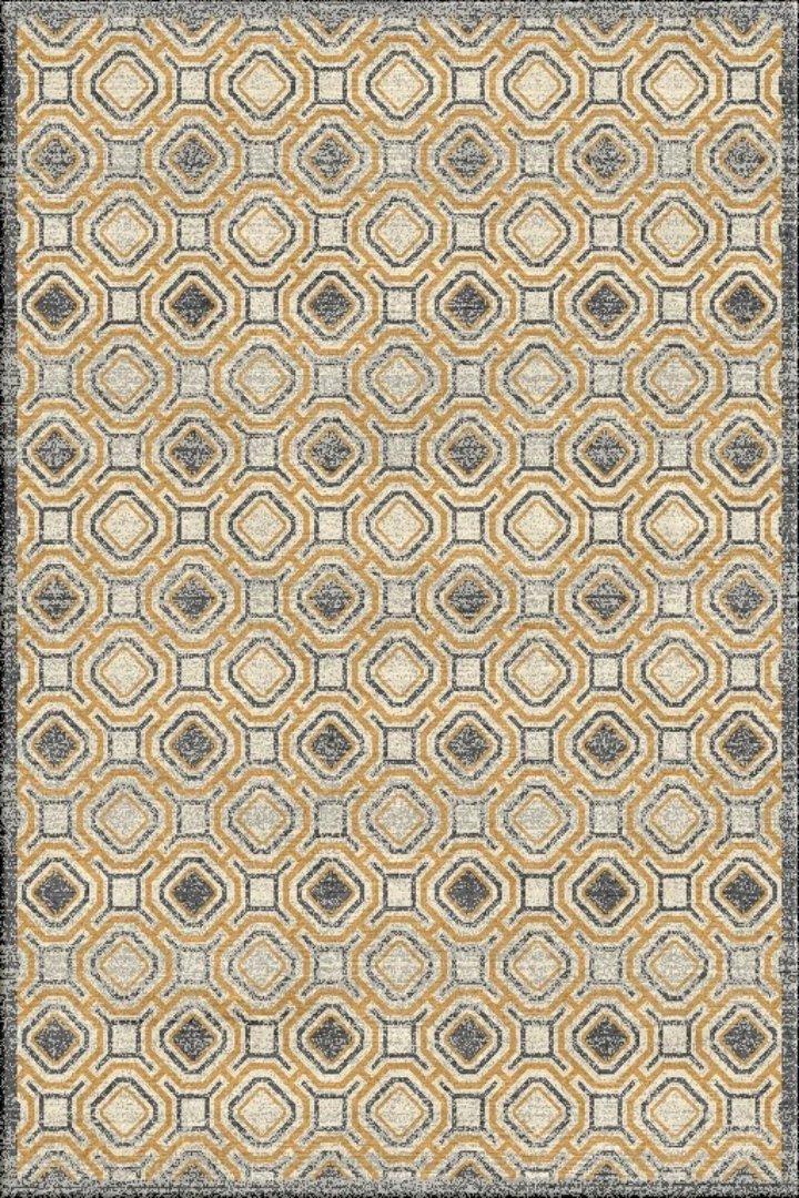 Vintage Geometric Modern Rugs HB282-Cotton-Grey-EV | Buy Rugs Online ...