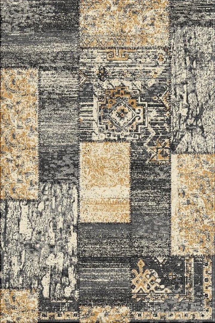 Patchwork Rug - 130 Yellow