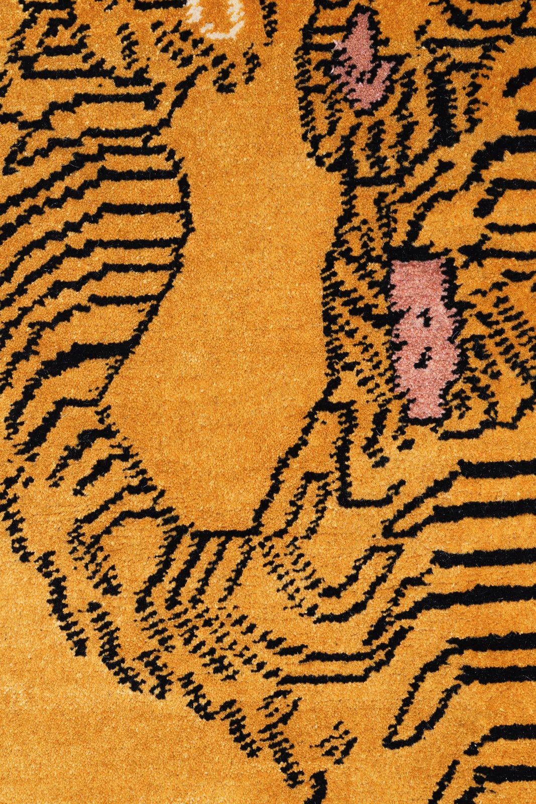 Vintage Tiger Print Wool Rug 200x140cm