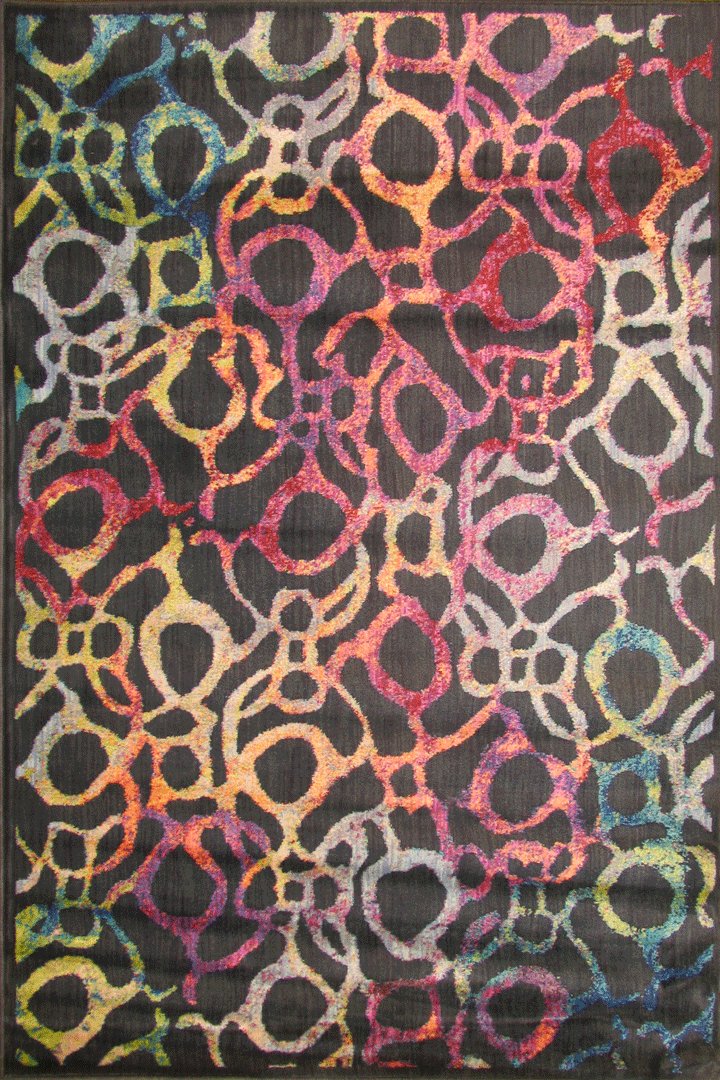 Vulcano Abstract Rug - 101 Multicolours