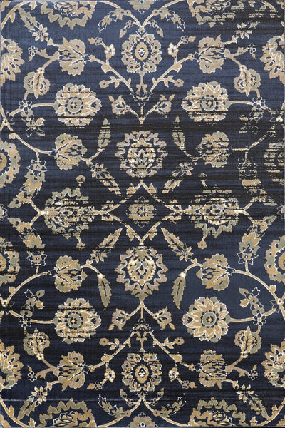 Washington Distressed Rug - 105 Black