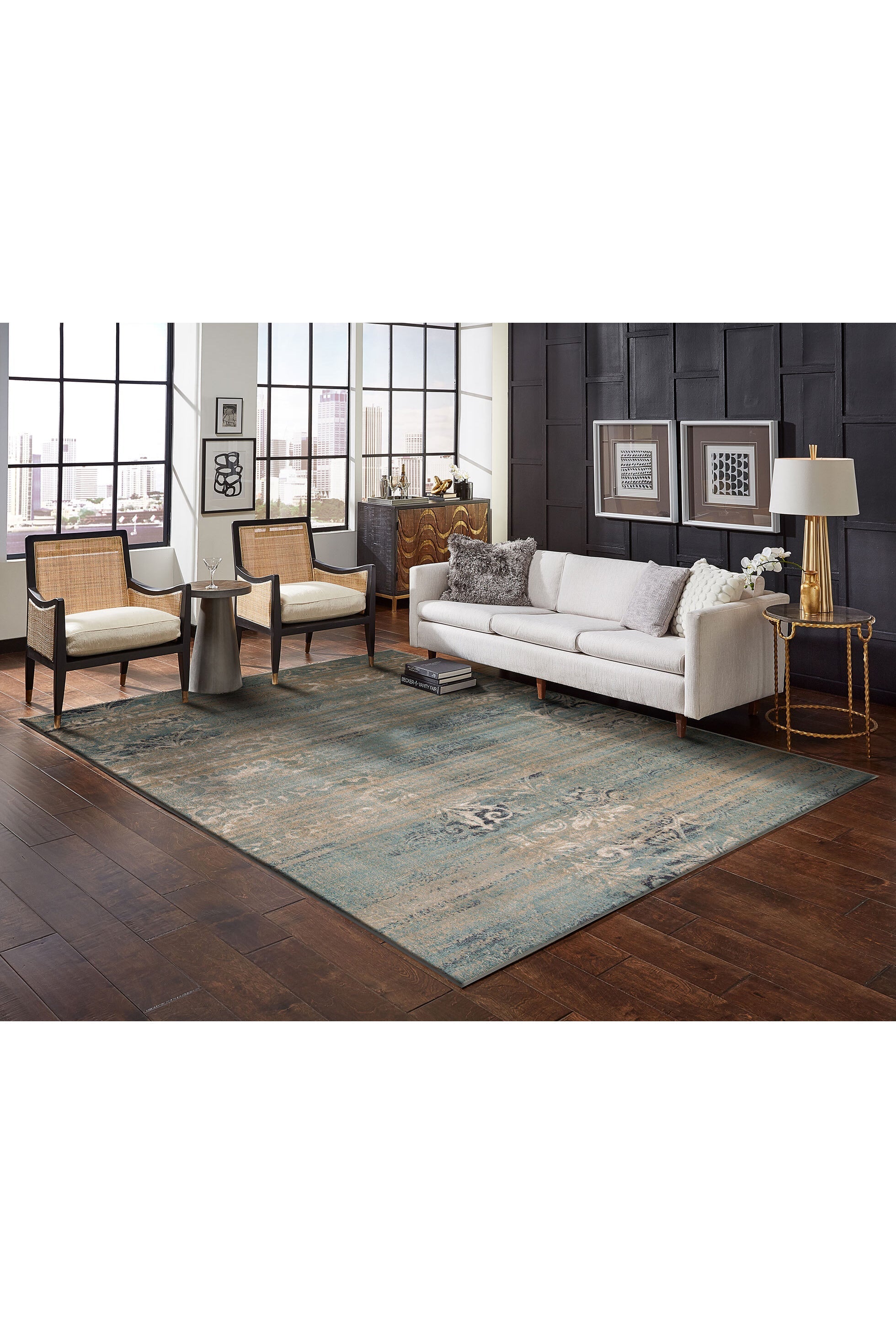 Washington distressed Rug 4443-H| Buy Rugs Online | Cyrus Rugs