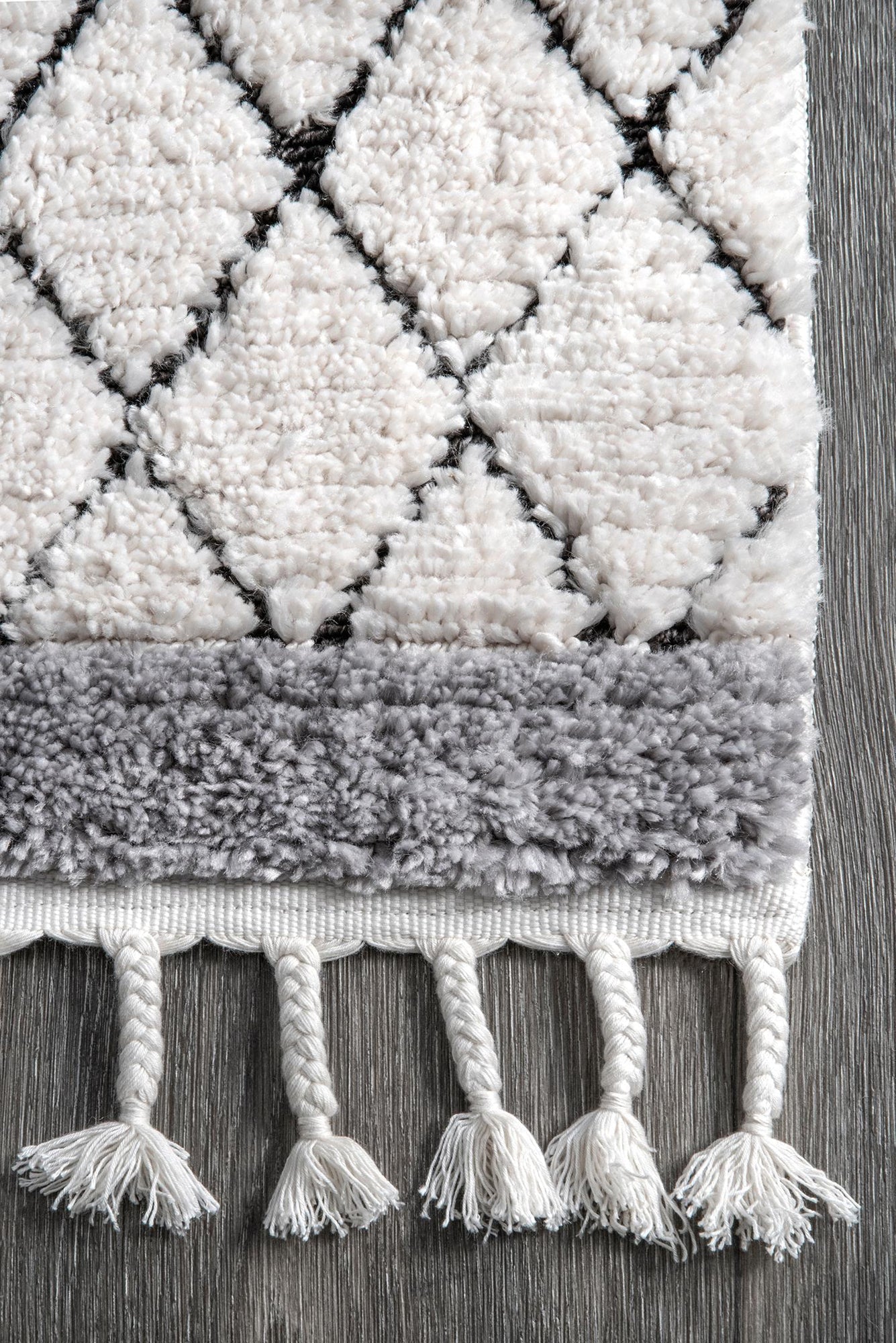 Amsterdam Fringed Rug - 106 White