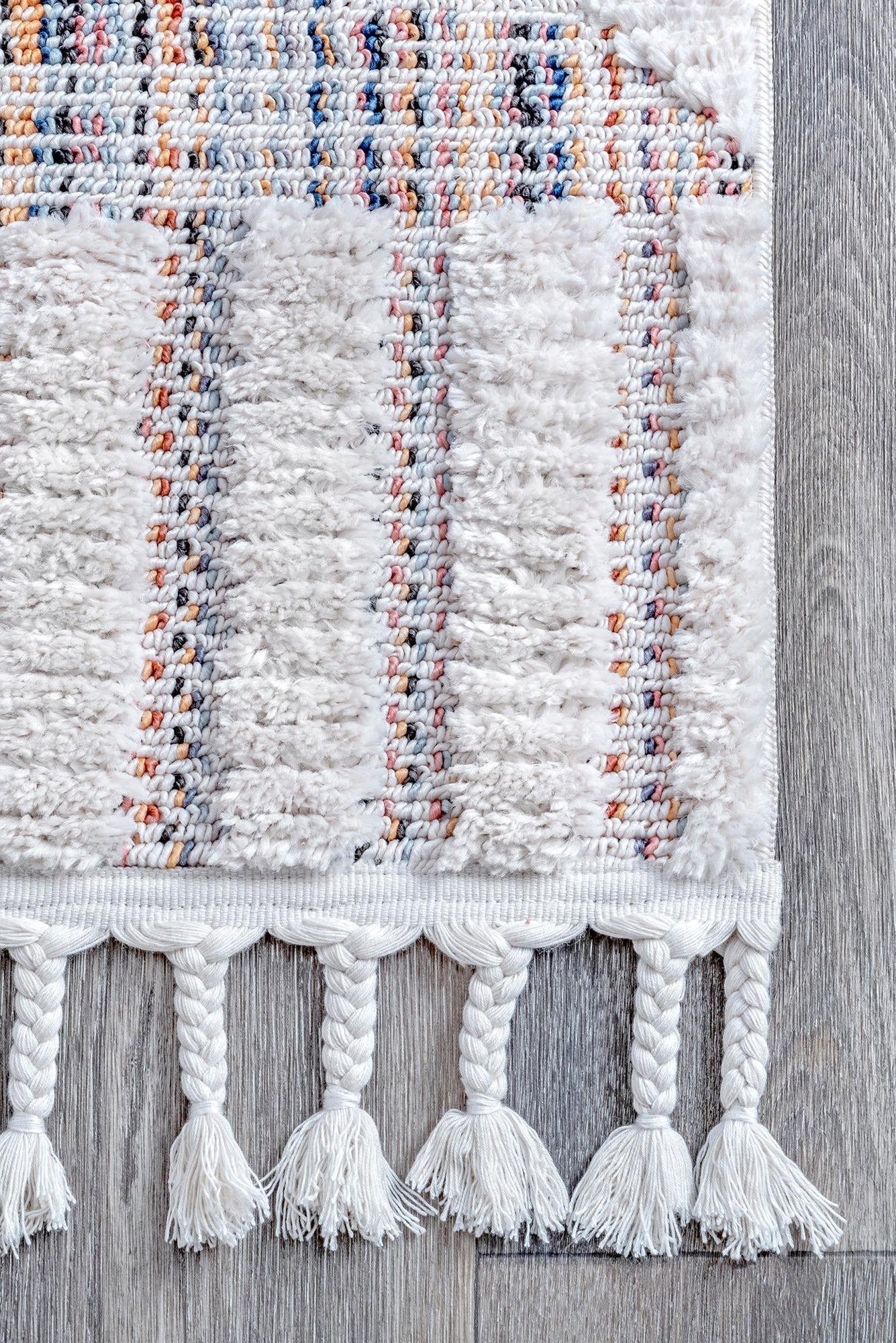 Amsterdam Fringed Rug - 108 White