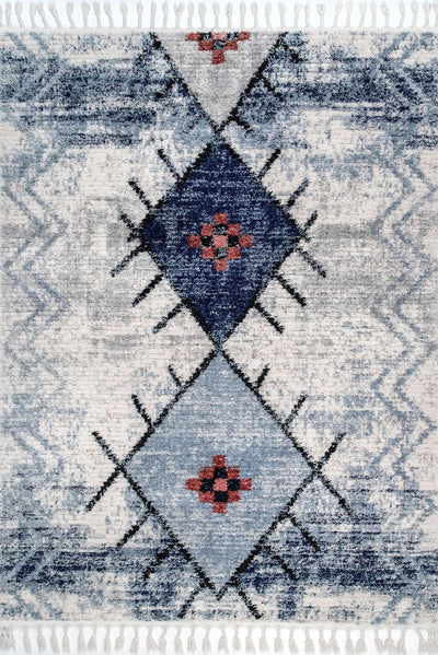 Amira Tribal Rug - 108 Blue