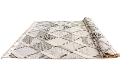 Amsterdam Fringed Rug - 109 Grey