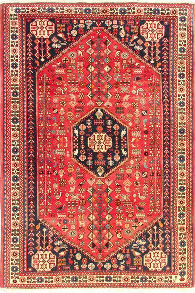 Abadeh Hand Knotted Wool Rug 192x133cm