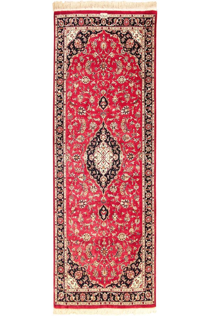Kum Hand Knotted Silk Hallway Runner Rug - 180x78 | Buy Rugs Online ...