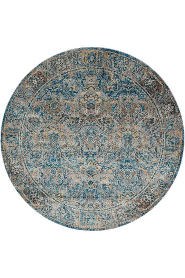 Madelaine Contemporary Abstract Rug - 121 Blue