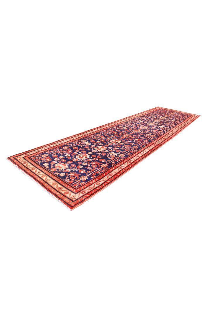 Malayer Hand Knotted  Wool Runner 380x106cm