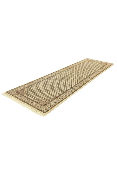 Mir - Indian Hand-Knotted 100% Wool Runner - 246x72 cm