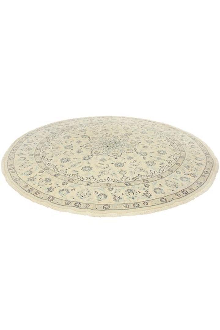 Nain Medallion Hand Knotted Wool Round Rug 295x295 cm