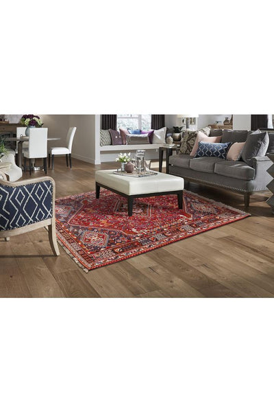 Shiraz Medallion Hand Knotted Wool Rug  254x163 cm