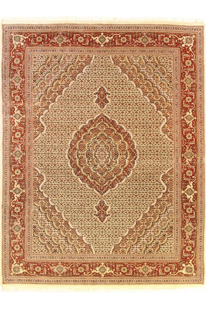 Tabriz Mehdi Wool Hand Knotted Rug 198x152 cm